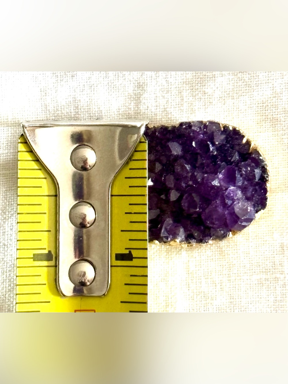 Amethyst Druzy Pendant - Picture 3 of 3